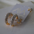 Ref. Argollas Dúplas + Piercing Fake