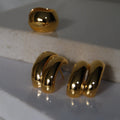 Aretes 2 Listras + Piercing Fake